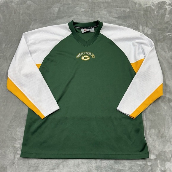 Big Time Player Other - Green Bay Packers Shirt Mens Medium Long Sleeve V‎ Neck Jersey Big Time Player